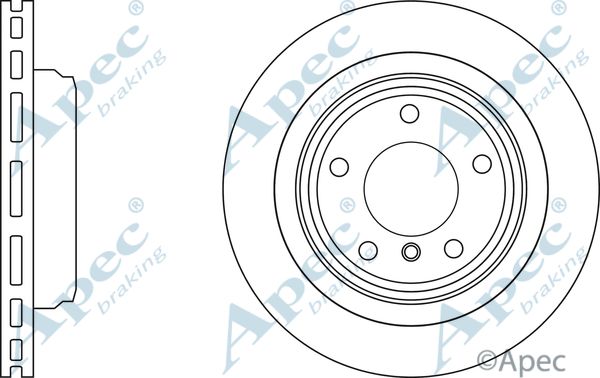 APEC BRAKING Тормозной диск DSK3103